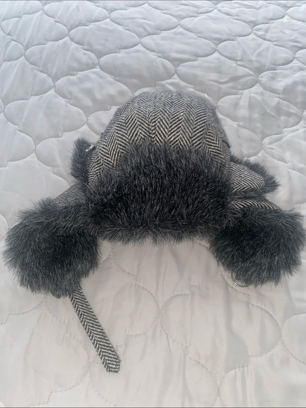 Trapper Winter Hat Faux Fur wool Blend Women’s